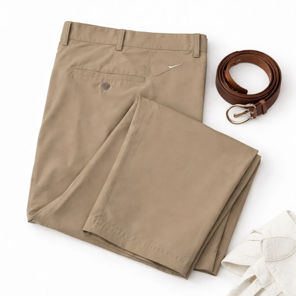 Nike Golf Dri-FIT Performance Khaki Stretch Pants Moisture Wicking Mens 40x33